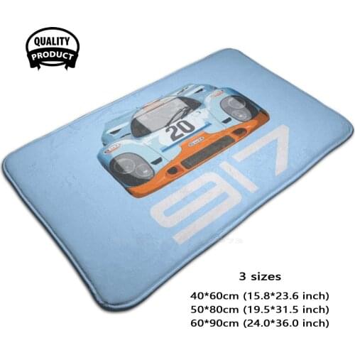 917 1971 No 20 Soft Foot Pad Room Goods Rug Carpet 917 Blue Orange Daytona 24 24H 24 Hours Race Winner Classic Classic Race
