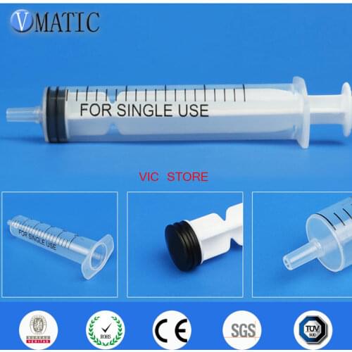 Free Shipping 20Pcs 10Ml/10Cc Dispensing Plastic Liquid Dispenser Syringe