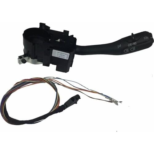 For Golf 4 MK4 Cruise Control System Stalk Handle Steering Switch 18G 953 513 A Wire Harness Connector 1J1 970 011 F