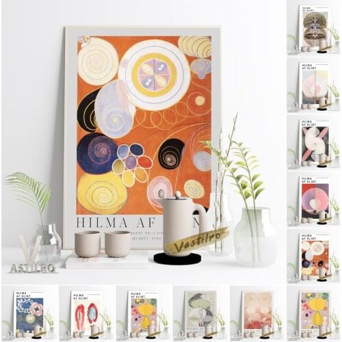 Hilma Af Klint Mysticism Abstract Art Prints Retro Poster The Ten Largest Adulthood Canvas Painting What A Human Being Is Decor