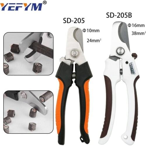 Cable scissors SD-205,205B, wire stripper, industrial grade wire cutter, capacity 24mm2 / 38mm2, diameter 10mm / 16mm cutting to