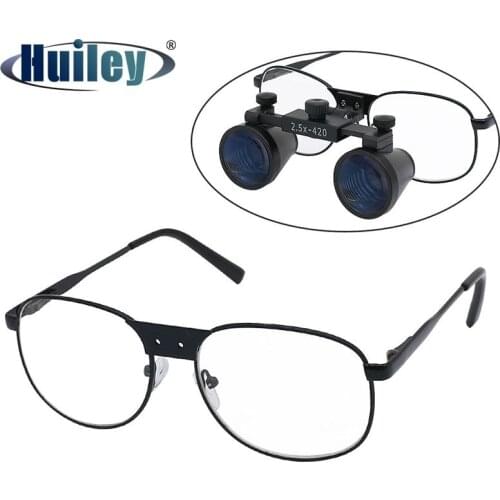 Quality Ultra-lightweight Glasses for Binocular Magnifier Screw Hole Brass Frame Electroplating Paint Dental Loupe Accessories