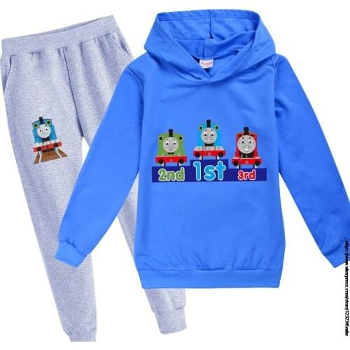 THOMAS Girls Clothing Sets Children Fashion Hoodies And Pant Set Kids Clothing Spring Autumn Sports Suit Tracksuit