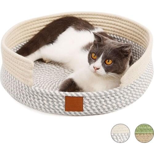 2 In 1 Round Cat Scratcher Bed Cushion Basket Cotton Durable Cat Scrapers And Beds For Cats Dog Scratch Board Pad Rascador Gato