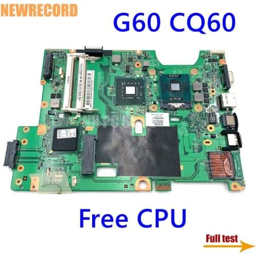 NEWRECORD 578232-001 48.4FQ01.011 For HP Compaq G60 CQ60 Laptop Motherboard DDR2 Free CPU main board full test
