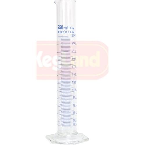250ML MEASURING CYLINDER WITH (2ML GRADUATIONS)