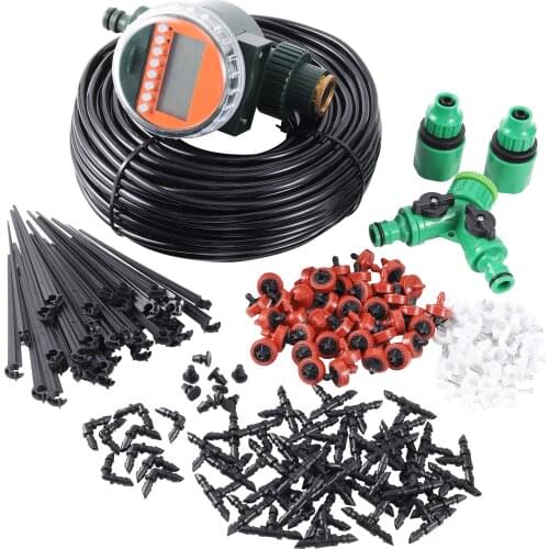 Garden DIY Comprehensive Automatic Drip Watering Kit 2L Compensation Emitter Dripper With Intelligent Rain Sensor Water timer