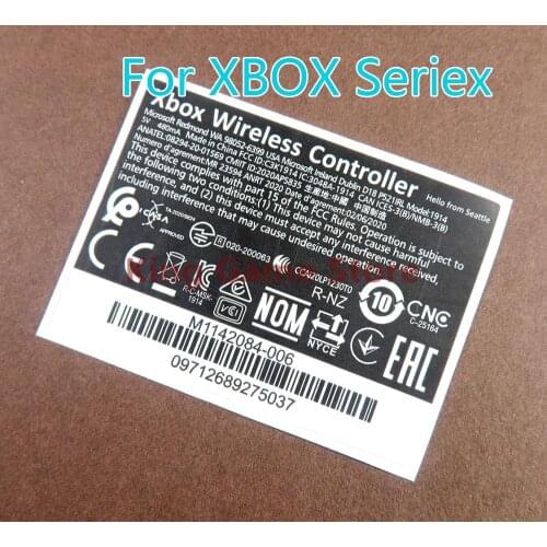 20pcs/lot Back Label Sticker For XBOX Series S X Console Replacement Wireless Controller stickers Label Seals