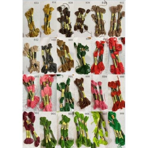 CXC threads similar dmc color 10 pieces cross stitch threads / cross stitch embroidery thread / Custom threads colors 03