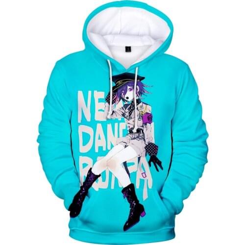 New Kokichi Ouma Anime Hoodies Sweatshirts Men Women 3D Pullovers Harajuku Autumn Winter Boys/girls Danganronpa Hooded Clothes