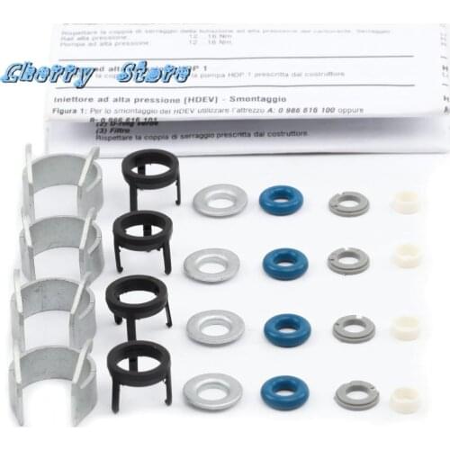 NEW 06J 998 907 B EA888 Fuel Injector Nozzle Seal O-Ring Repair Kit For VW Golf Jetta Passat Audi A4 Q5 TT 1.8T/2.0T 06H998907A
