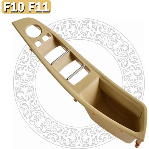 Original LHD For BMW F10 F11 523i 525d 525dx 2011-2013 Interior Door Handle button switch Glass switch Panel frame storage box