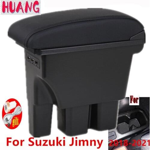 For Suzuki Jimny Armrest Jimny 2021 2020 2019 2018 JB74 Retrofit parts Car Armrest box Storage box car Interior accessories 3USB