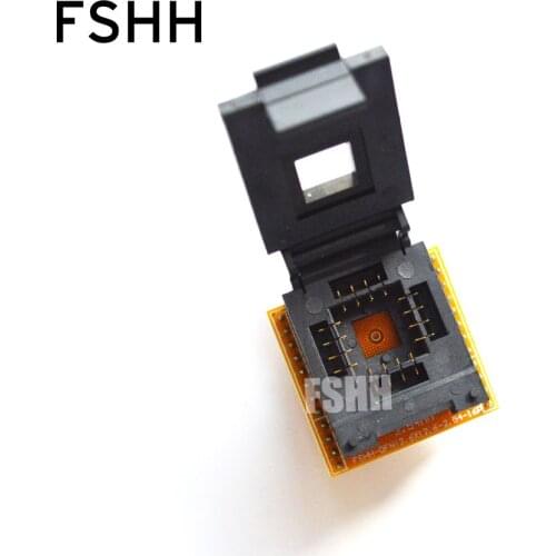 FSHH QFN16 to DIP16 Programmer adapter WSON16 UDFN16 MLF16 ic test socket Size=12.6mmx12.6mm Pin pitch=2.54mm