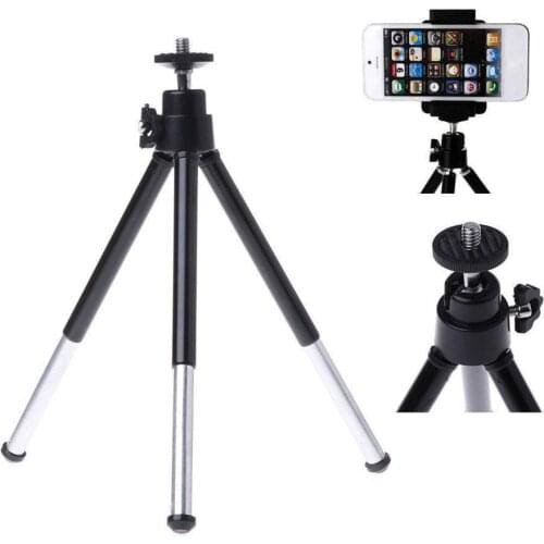 Universal Adjustable Tripod Stand for DSLR Digtal Camera Tripod Stand Mount Bracket Holder Phone Clip Set
