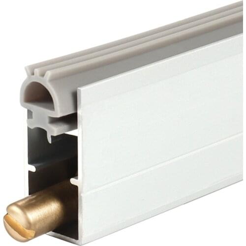 Hotel family room door sound insulation strip door bottom dust-proof rod sealing strip aluminum alloy dust-proof strip