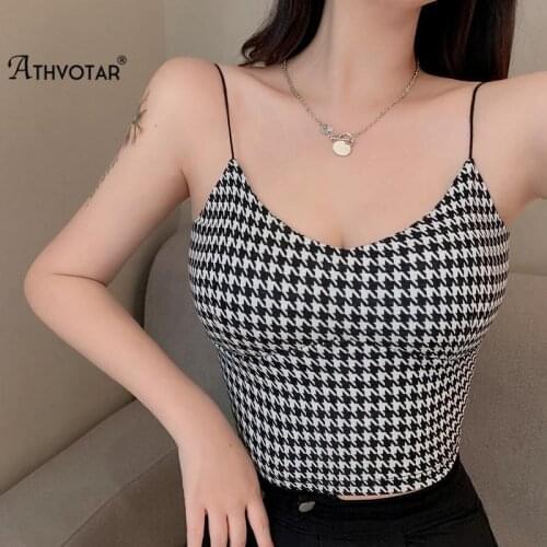 ATHVOTAR New Women Printing Letters Casual Slim Sleeveless Tank Sleeveless Tube Tops Ice Silk Wrapped Chest Summer Tank Crop Top