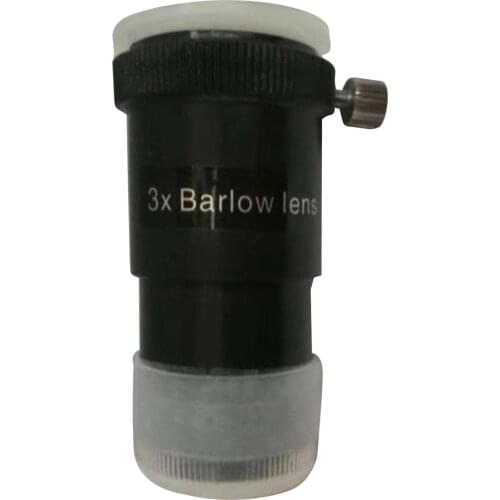 1.25'' Telescope Eyepiece Barlow Lens 3X Magnification Universal T Ring Adapter M42 Thread