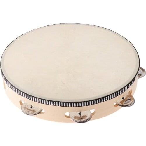 10inch Children Educational Toys Musical Tambourine Beating Instrument