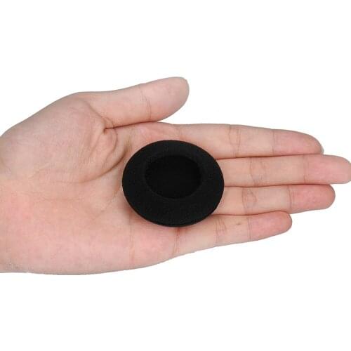 10 pcs 45mm Foam Pads Ear Pad Sponge Earpads Headphone Cover For Headset Durable And Soft High Elasticity Brand New Black 2021