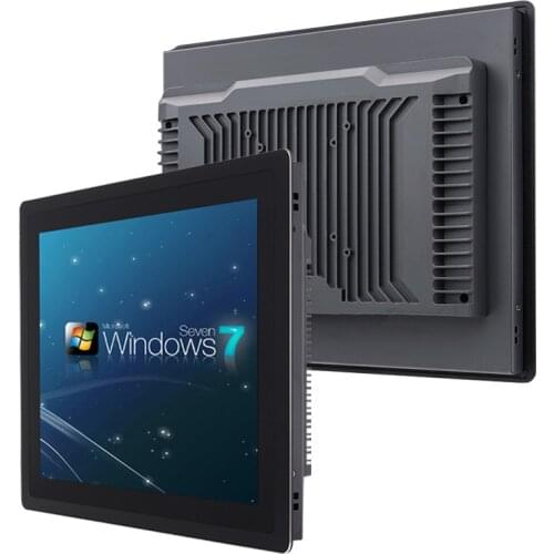Embedded 17 Inch Capacitive touch Industrial computer 21.5" Mini Tablet Panel 19 inch All In One PC with Windows 10 PRO WiFi com