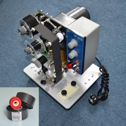 241B type date and time stamping machine on plastic bags