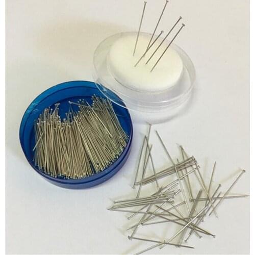 250pcs Stainless Steel Straight Pins 35mm Dressmaker Pins Quilt Applique Sewing Needle DIY Craft With Box Sewing Accessories