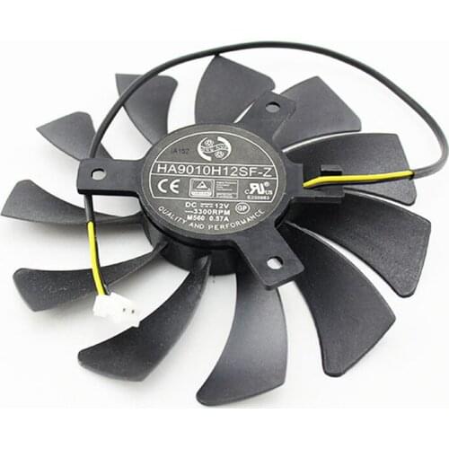 2Pin 85MM GPU Cooler Fan For Gigabyte HD 6850 7970 GTX 460 GTX560Ti R270X AMD R7 260x Graphics Cooling Fan