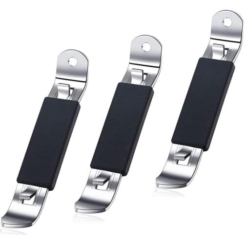 3 Pcs Magnetic Bottle Openers Can Opener Classic Beer Opener Stainless Steel Small Bottle Opener Can Tapper with Magnet