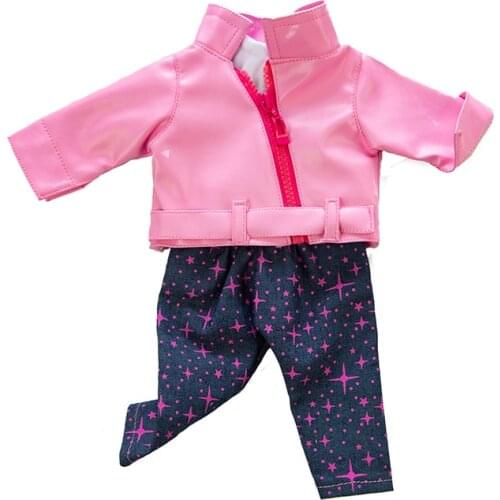 3pcs In 1, New Jacket Suit Fit For 43cm Doll 17 inch Reborn Baby Clothes And Accessories, Shoes are not included