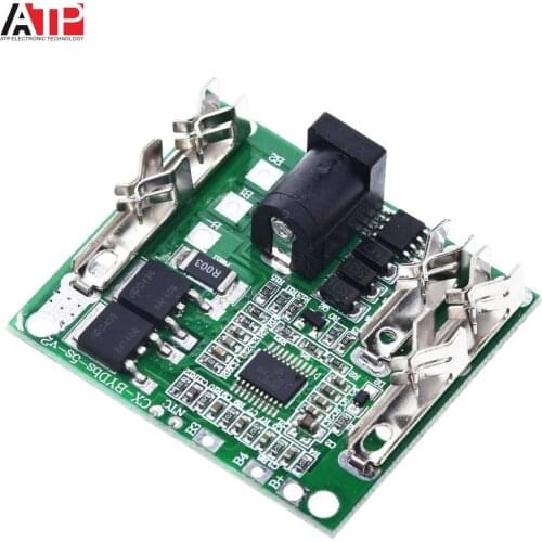 5S 18V 21V 20A Battery Charging Protection Board Li-Ion Lithium Battery Pack Protection Circuit Board BMS Module For Power Tools