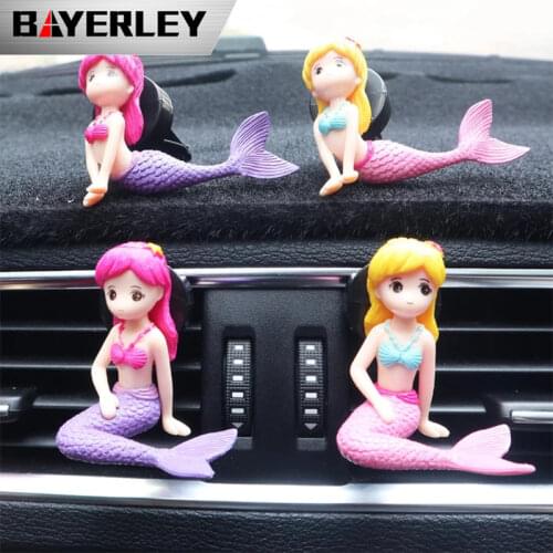 The mermaid Car Aroma Diffuser Fragrances For Car Air Fresheners Flavoring In Auto Perfume Car Smell Accessory Air Vent Clip