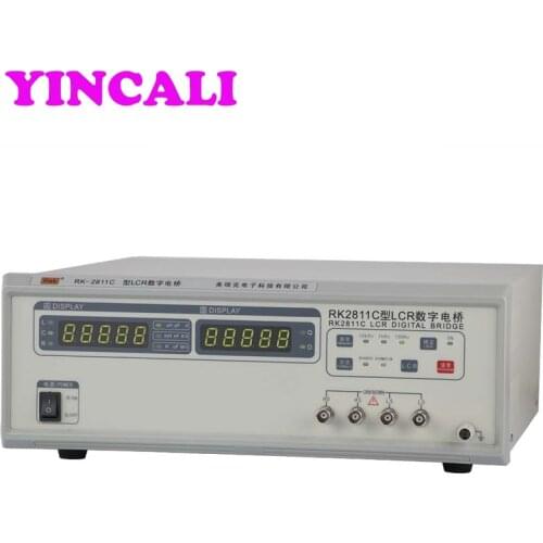 Digital Electric Bridge RK2811C LCR Digital Bridge Tester (100Hz,1kHz,10kHz ) Frequency Inductance Capacitor Tester High Quality