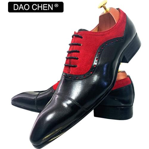 DAOCHEN Men's Suede Shoes