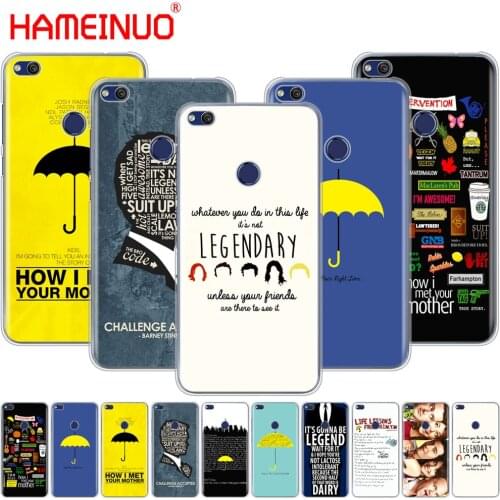 HAMEINUO how i met your mother himym quotes Cover phone Case for huawei Ascend P7 P8 P9 P10 P20 lite plus pro G9 G8 G7 2017