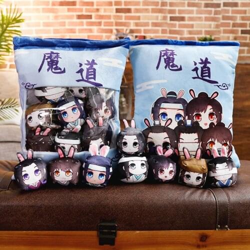 Creative Anime The Founder Of Diabolism, Demon Slayer Plush Pillow Cute Doll Soft Toy Pillow Cushion Gift Anime Around