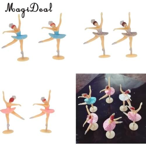 MagiDeal 12pcs/Lot Mini Dancing Ballet Girl Baby Shower Party Favors Gifts Birthday Party Decoration Crafts