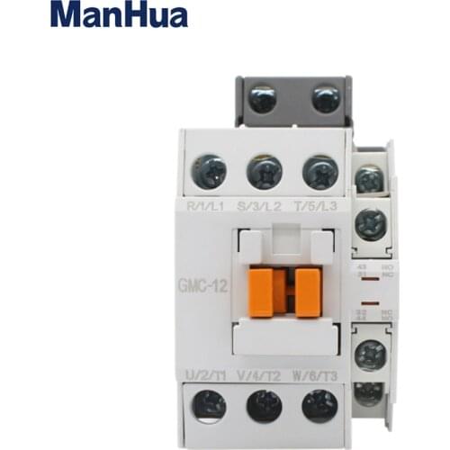 Manhua 3 Phase AC GMC-12 Control Current Protection Voltage Electrical Magnetic Contactor