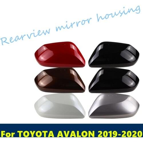 For TOYOTA AVALON 2019-2020 Rear-view Mirror Covers Shell Rearview Mirror Edge Guards Cover Exterior decoration car Accessories