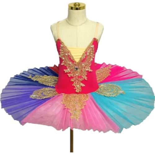 2019 New Adult Professional Ballet Tutus For Kids Swan Lake Ballet Dress Pancake Tutu Leotard Ballet Clothing For Girls