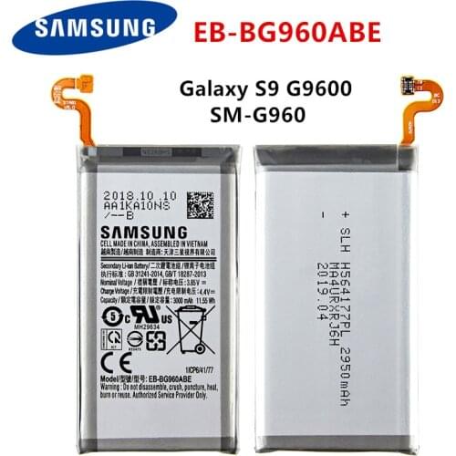 SAMSUNG Orginal EB-BG960ABE 3000mAh Battery For Samsung Galaxy S9 G9600 SM-G960F SM-G960 G960F G960 G960U G960W