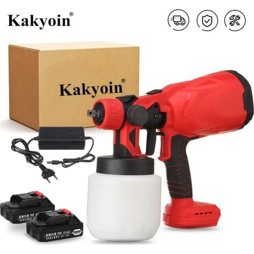 800W Cordless Spray Gun High Power Electric Paint Sprayer Household Disinfection Sterilization Sprayer For Makita 18V Battery
