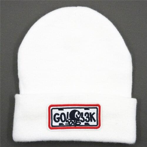 Go letter embroidery Thicken knitted hat winter warm hat Skullies cap beanie hat for men and women 38