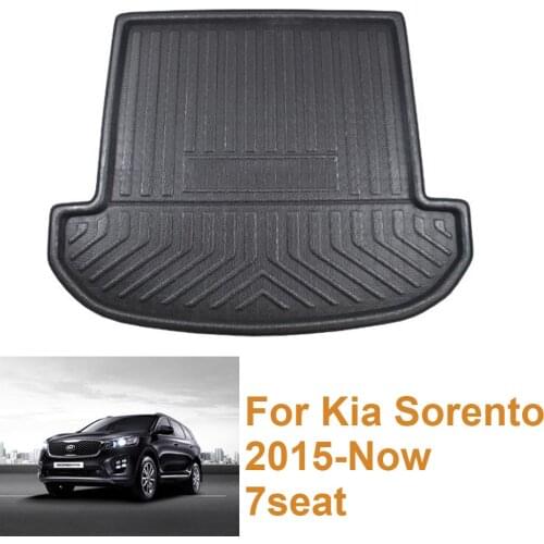 For Kia Sorento 7 Seat 2015 2016 2017 2018 2019 2020 Car Rear Trunk Tray Cargo Boot Liner Mat Floor Protector
