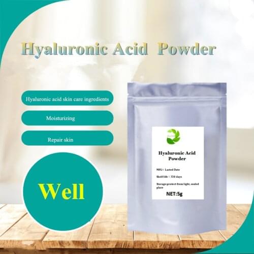 Low/High-Molecular-Weight Hyaluronic Acid Powder Anti-Wrinkle Anti-Aging Molecular Weight,Moisturizing