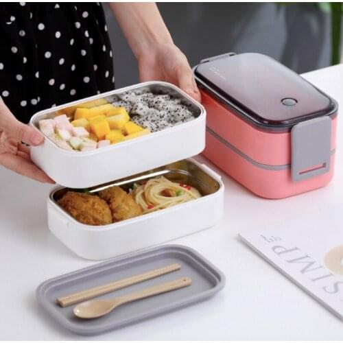 Portable Stainless Steel Lunch Box New Hot Style Compartment eco-friendly Box Kitchen Leakproof Food Container