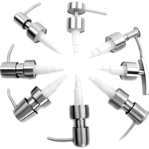 New 304 Stainless Steel Soap Pump Liquid Lotion Dispenser Replacement Jar Tube