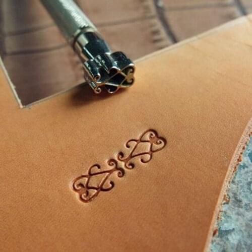 Advanced steel American classical Vintage pattern Hand-work unique design leather working tool carving punches stamp craft tools