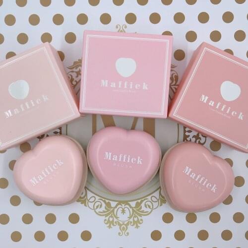 Light Deep Orange Pink Girls & Ladys Colorful Pretty Cute Delicate Blusher Cheek Color