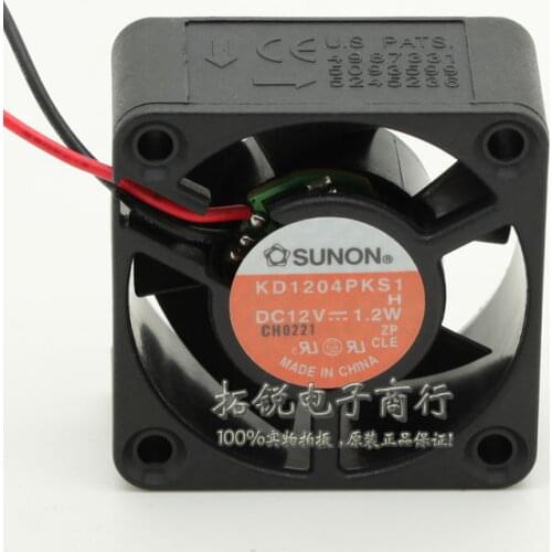 SUNON KD1204PKS1 H DC 12V 1.2W 2-wier40x40x20mm Server Cooling Fan